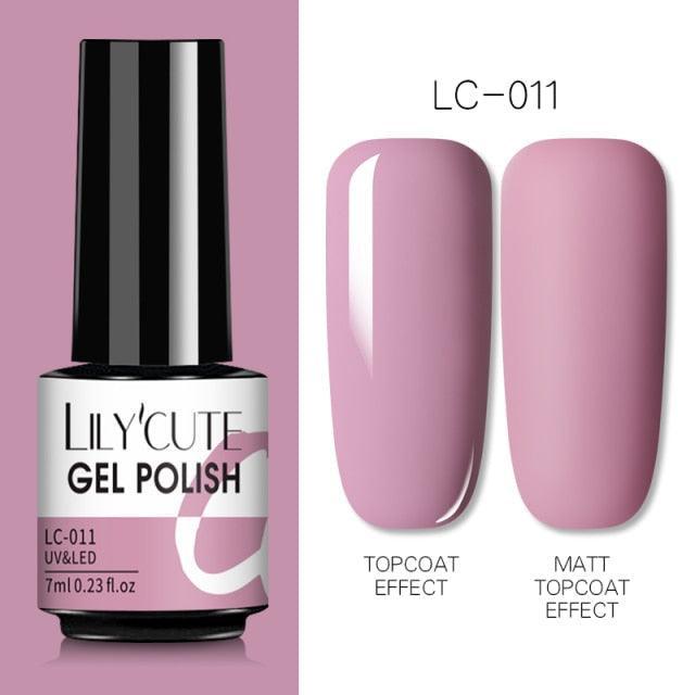 Womens UV Gel Nail Polish Set 7ml Fashion Varnish Colorful Art Manicure Luxury Nail Design For Women Stevvex