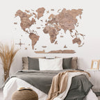 Bundle: Wooden Map and Airplanes Pins - SJB-DIAMOND ELITES