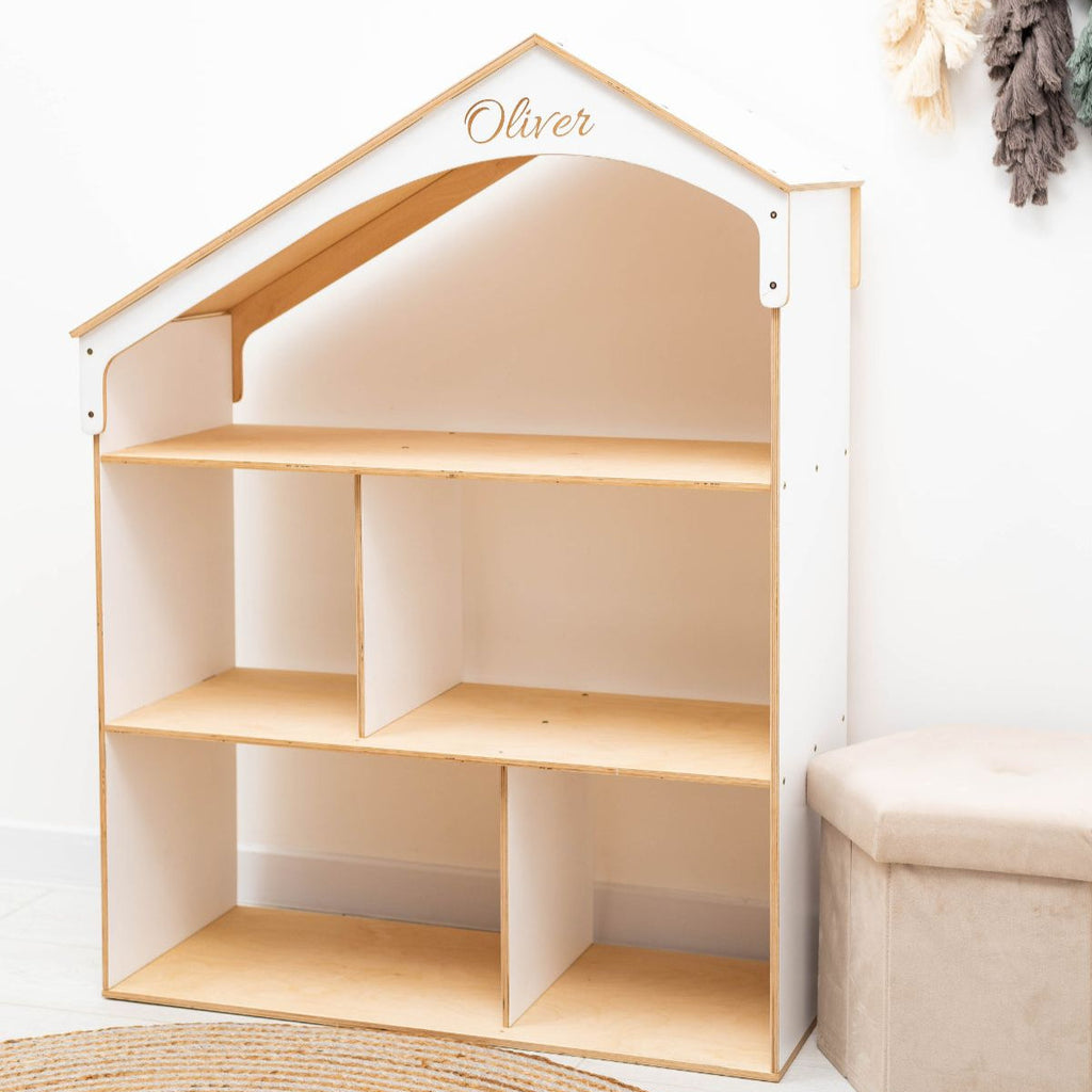 Wooden Dollhouse Bookshelf - SJB-DIAMOND ELITES