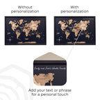 3D Wooden Panel World Map Terra Enjoy The Wood