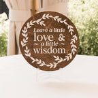 Memory Sign Acrylic Circle