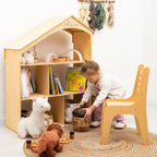 Wooden Dollhouse Bookshelf - SJB-DIAMOND ELITES