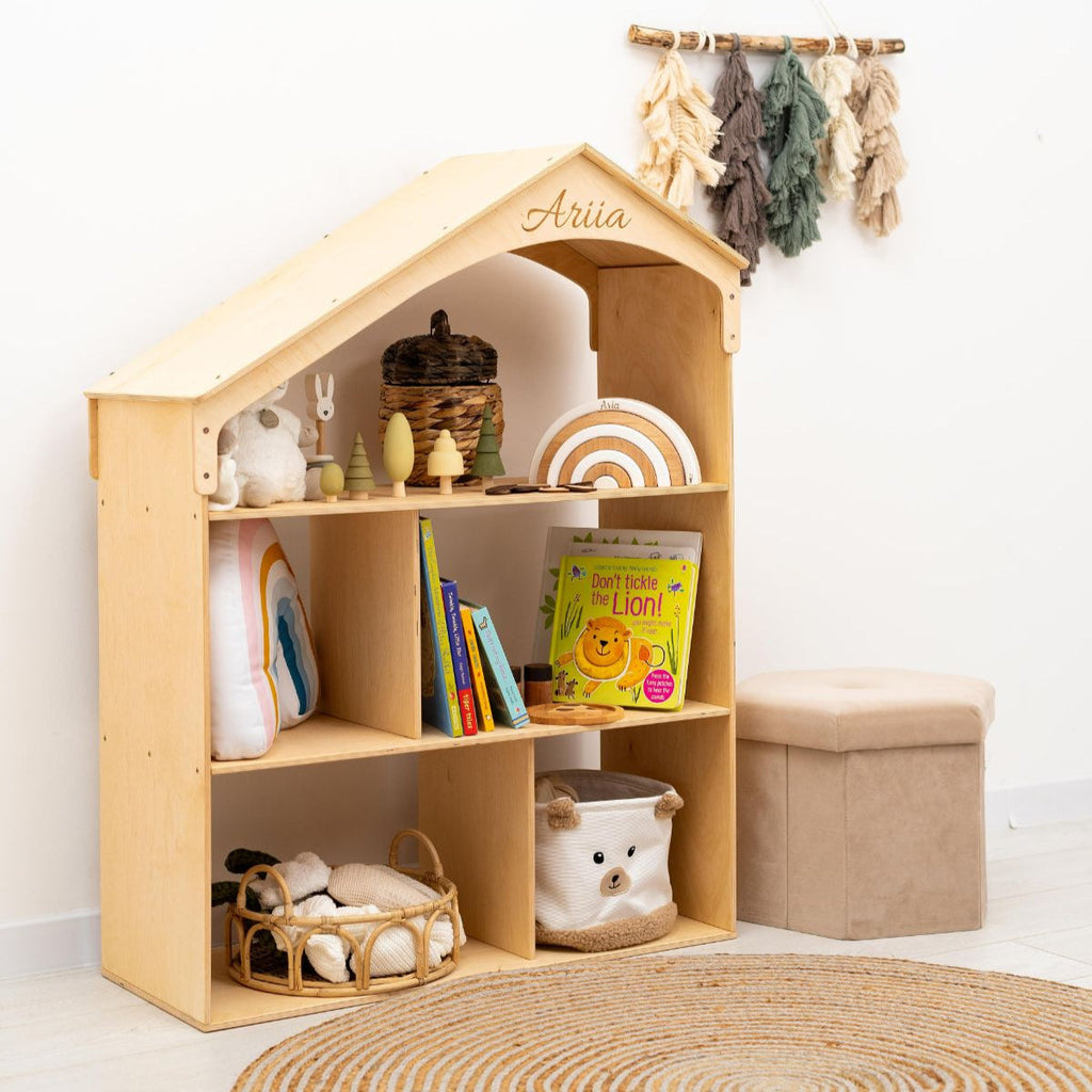 Wooden Dollhouse Bookshelf - SJB-DIAMOND ELITES