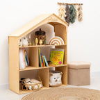 Wooden Dollhouse Bookshelf - SJB-DIAMOND ELITES