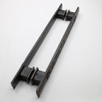Wooden Door Glass Knob Handle  Hotel Villa European Style Simple Antique Black Surface Mounted Solid Barn Pull Hand Wardrobe Shoe Cabinet Bathroom Cabinet Handle Drawer Handle Stevvex
