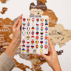 3D Europe Wooden Map Multicolor Enjoy The Wood