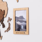 Set of 9 Wooden Photo Frames Enjoy The Wood
