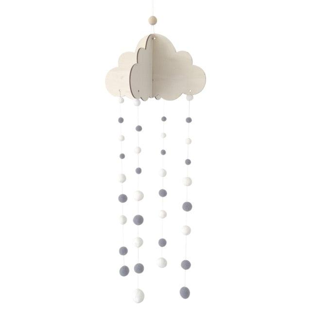 Wooden Hot Air Balloon Wind Chime Hanging Toys Baby Bed Bell Kids Room Decoration Wall Hanging Ornaments Nursery Decor Photo Props  For Kids Wind Chimes Decorations Stevvex