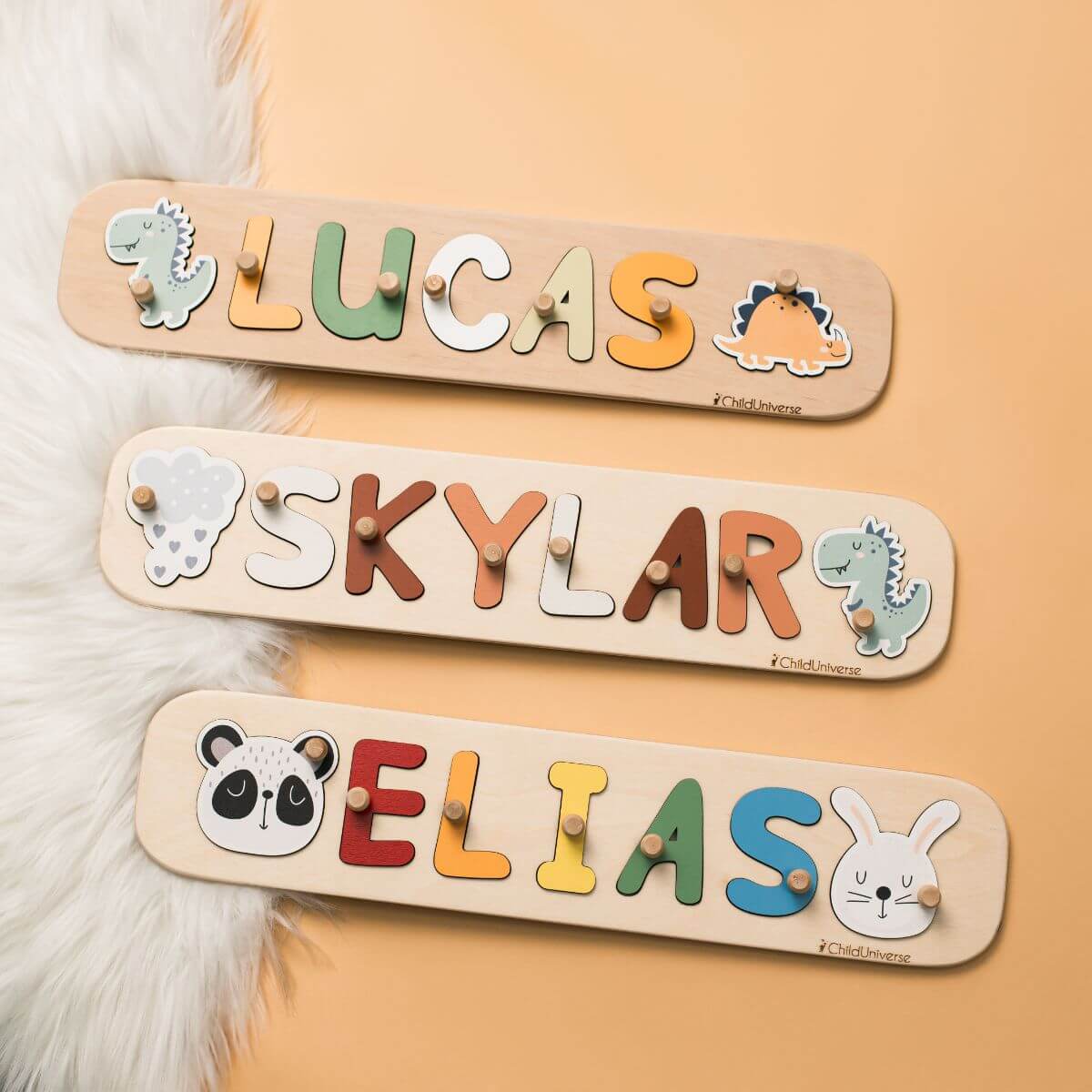 Name Puzzle with Pegs - SJB-DIAMOND ELITES