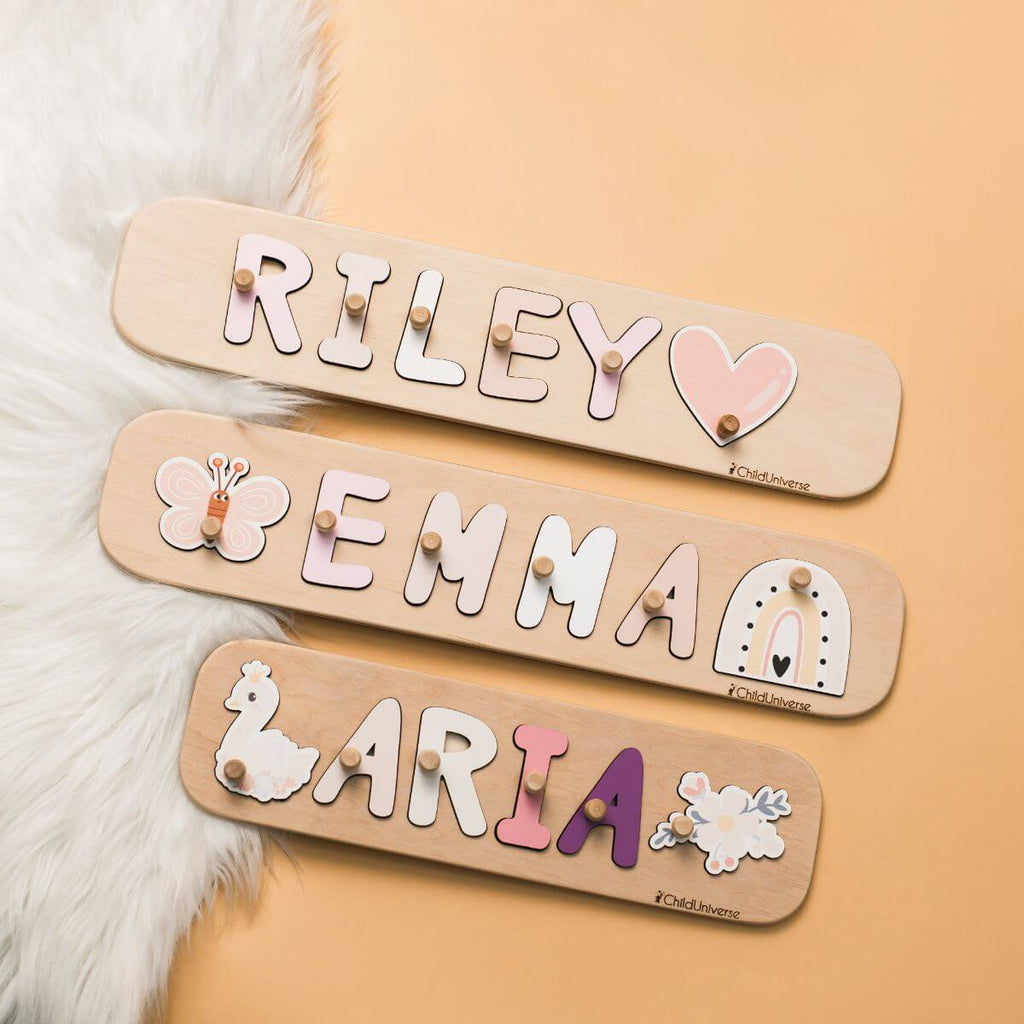 Name Puzzle with Pegs - SJB-DIAMOND ELITES