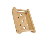 Wooden Natural Bamboo Soap Dishes Tray Holder Storage Soap Rack Plate Box Container Portable Bathroom Soap Dish Storage Box Bathroom Wooden Soap Case Holder Home Hand Craft Natural Wood Dish Holder for Soap Sponge Stevvex