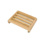 Wooden Natural Bamboo Soap Dishes Tray Holder Storage Soap Rack Plate Box Container Portable Bathroom Soap Dish Storage Box Bathroom Wooden Soap Case Holder Home Hand Craft Natural Wood Dish Holder for Soap Sponge Stevvex