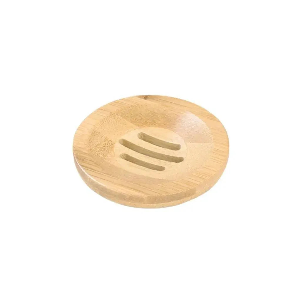 Wooden Natural Bamboo Soap Dishes Tray Holder Storage Soap Rack Plate Box Container Portable Bathroom Soap Dish Storage Box Bathroom Wooden Soap Case Holder Home Hand Craft Natural Wood Dish Holder for Soap Sponge Stevvex