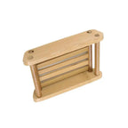 Wooden Natural Bamboo Soap Dishes Tray Holder Storage Soap Rack Plate Box Container Portable Bathroom Soap Dish Storage Box Bathroom Wooden Soap Case Holder Home Hand Craft Natural Wood Dish Holder for Soap Sponge Stevvex