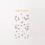 Wooden Ring With Felt Balls Wind Chimes Newborn Baby Bed Bell Pendant Kids Room Decoration Wooden Wind Chime Bed Bell Nursery Mobile Crib Bed Bell Wall Hanging Ornament Stevvex