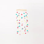 Wooden Ring With Felt Balls Wind Chimes Newborn Baby Bed Bell Pendant Kids Room Decoration Wooden Wind Chime Bed Bell Nursery Mobile Crib Bed Bell Wall Hanging Ornament Stevvex
