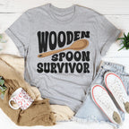 Wooden Spoon Survivor Tee Peachy Sunday