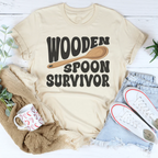 Wooden Spoon Survivor Tee Peachy Sunday