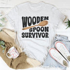 Wooden Spoon Survivor Tee Peachy Sunday