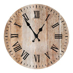 Wooden Wall Clock 10 Inch Silent Non Ticking Quartz Wall Clock 10 Inch Silent Non-Ticking Wooden Wall Clocks Battery Operated Country Retro Rustic Style Decorative for Living Room Kitchen  Retro Fashion Wood Wall Clock Decorative for Living Room Kitchen