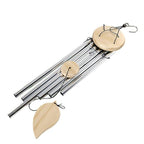 Wooden Wind Bell Romantic Memorial Wind Chimes For Outside 30 Inch 6 Rustproof Aluminum Tubes Wooden Wind Bell Romantic Memorial Wind-chimes Best Gift For Home Garden Patio Yard Stevvex