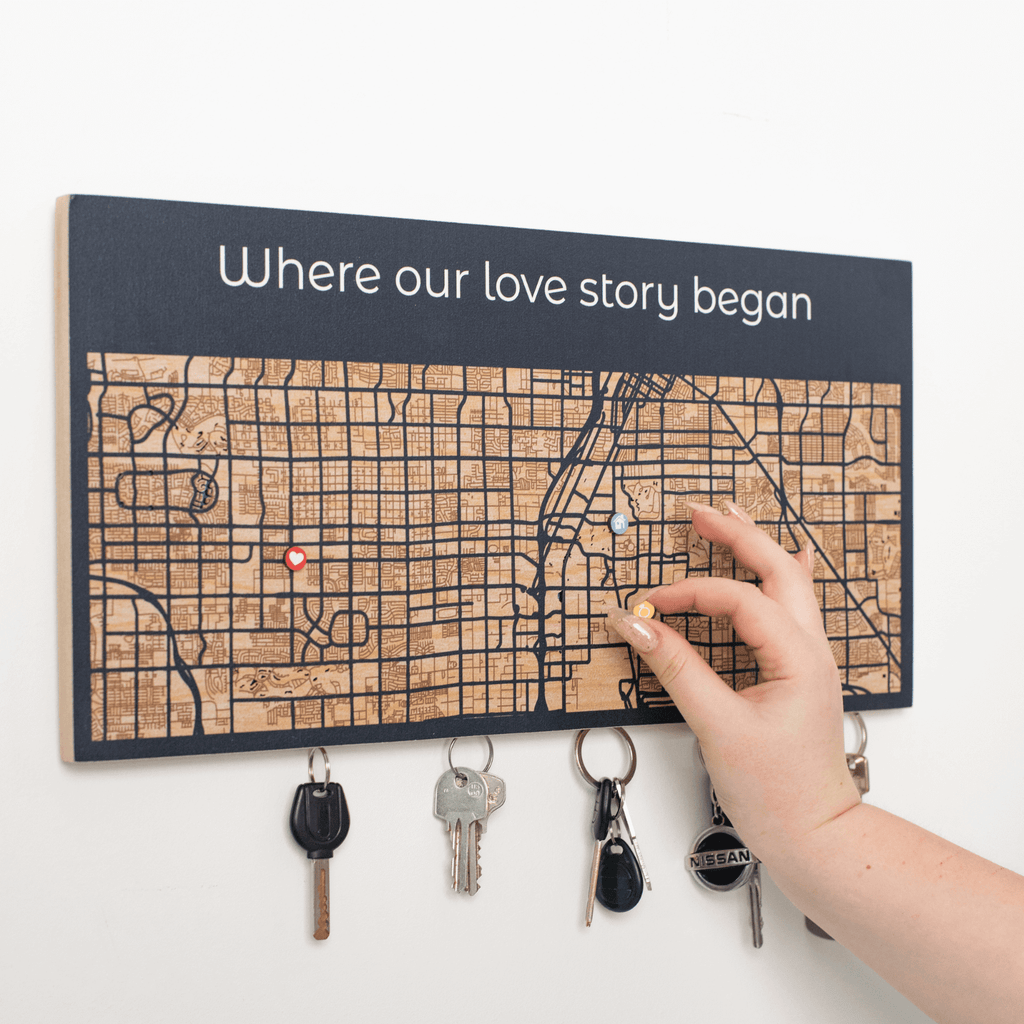 Wooden Key Holder Enjoy The Wood