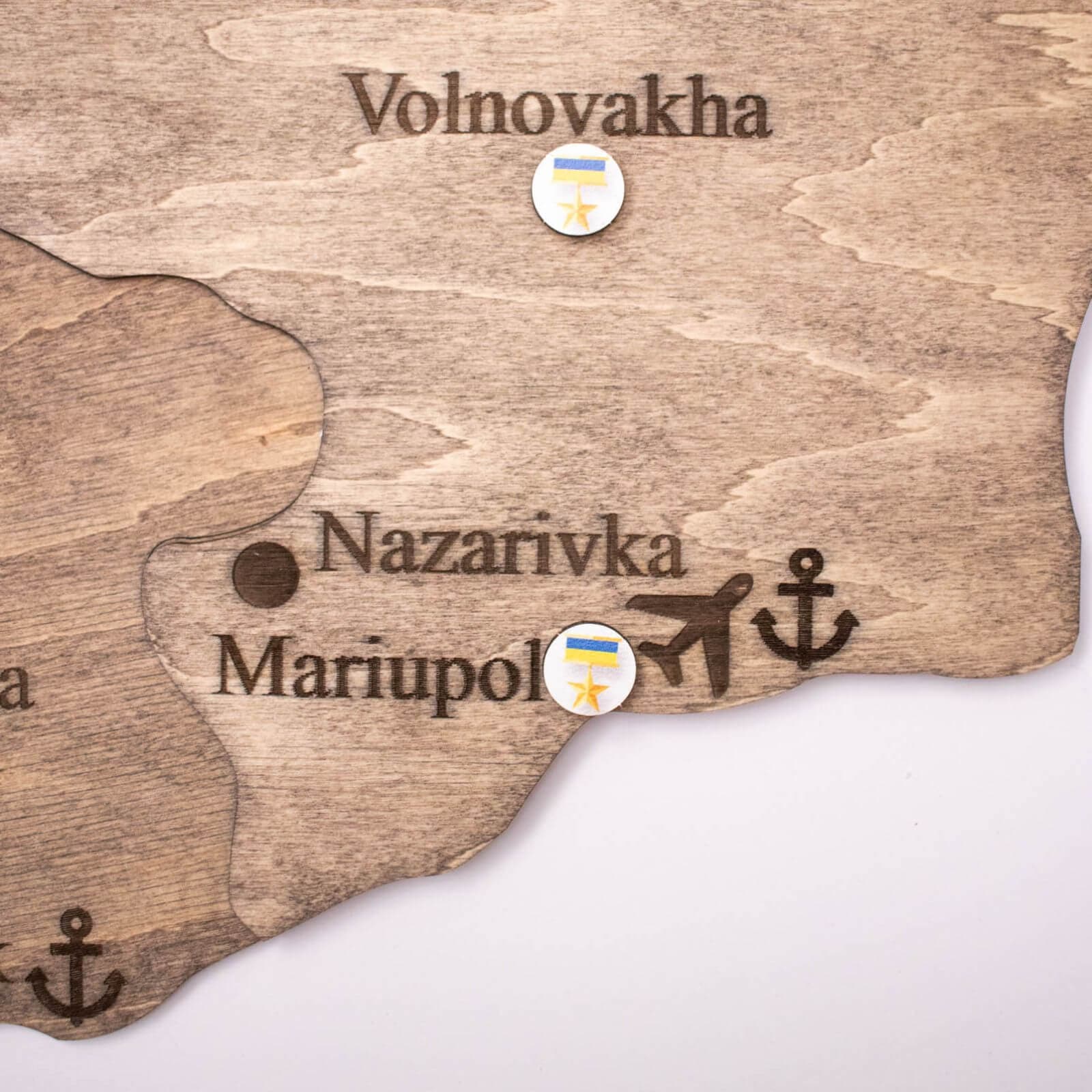 Wooden Map of Ukraine Terra Enjoy The Wood