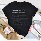 Work Bestie Definition Tee Peachy Sunday