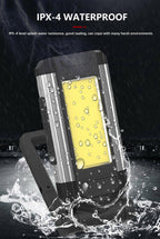 Work Light Rechargeable LED Camping Waterpoof Portable Multifunctional Adjustable USB Light Hanging Hook& Magnetic Base Flashlight For Hurricane Camping Hiking Riding Fishing Jogging Household Stevvex