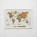 Map on Board LED 2.0 Cork