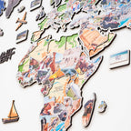 World Photo Map Physical - SJB-DIAMOND ELITES