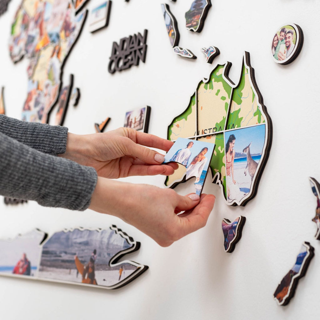 World Photo Map Physical - SJB-DIAMOND ELITES