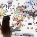 World Photo Map Physical - SJB-DIAMOND ELITES