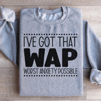 Worst Anxiety Possible Sweatshirt Peachy Sunday