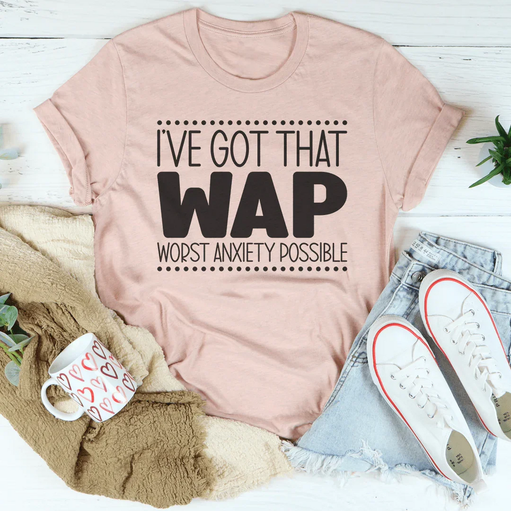 Worst Anxiety Possible Tee Peachy Sunday