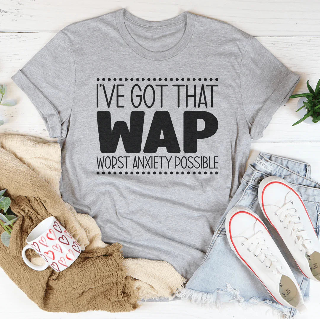 Worst Anxiety Possible Tee Peachy Sunday