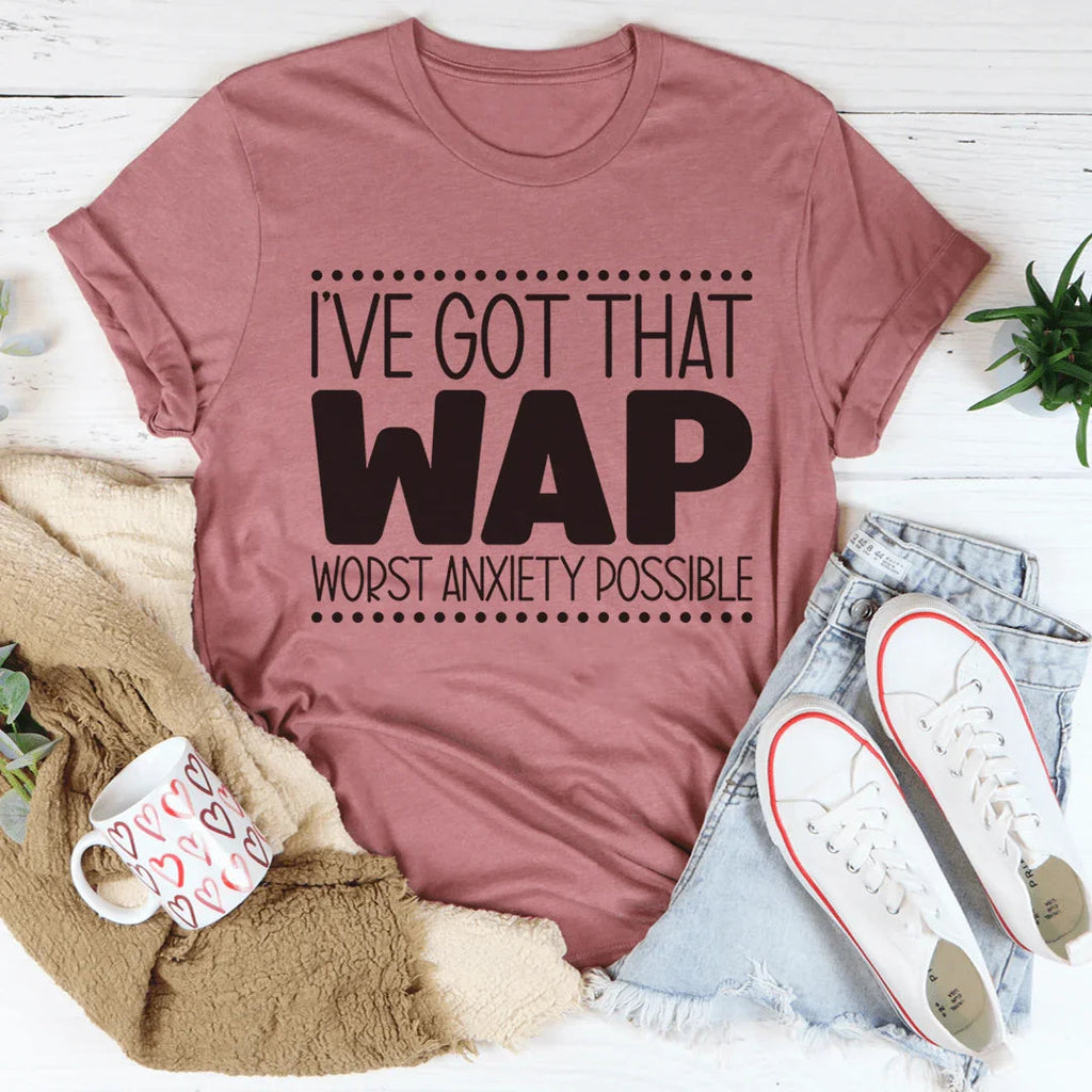 Worst Anxiety Possible Tee Peachy Sunday