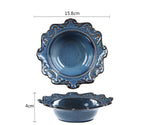 Creative Baroque European Tableware Set (Dinner Plates & Bowls)