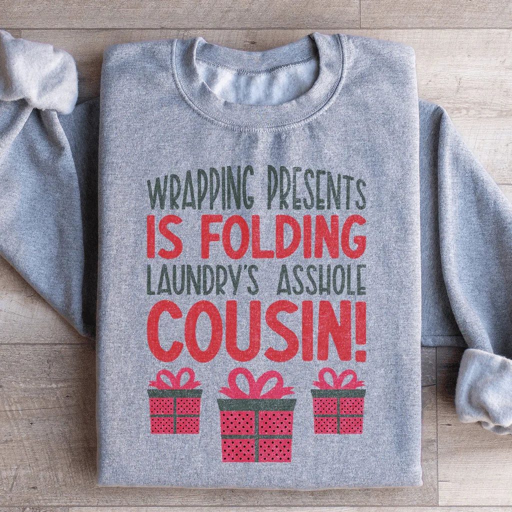 Wrapping Presents Sweatshirt Peachy Sunday