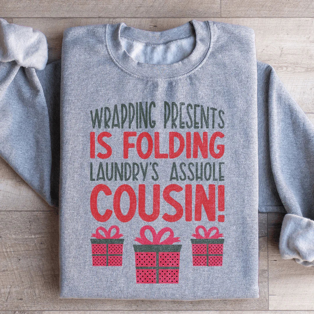 Wrapping Presents Sweatshirt Peachy Sunday