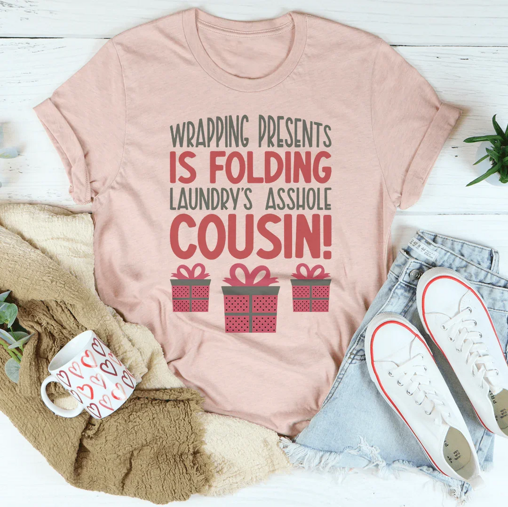 Wrapping Presents Tee Peachy Sunday