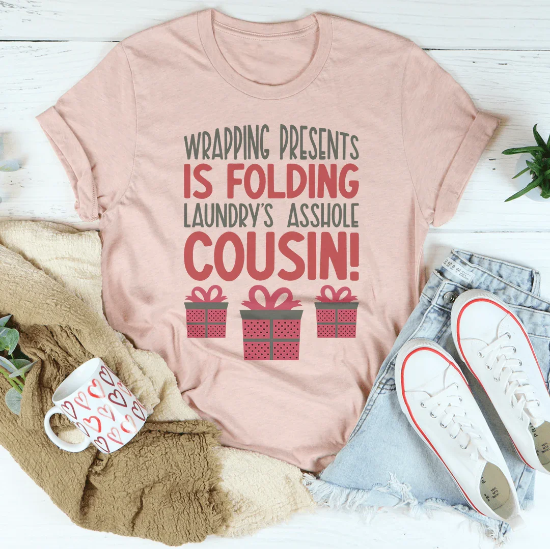 Wrapping Presents Tee Peachy Sunday