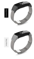 Wrist Strap Smart Wristband Metal Bracelet Band Compatible With Smart Watch Adjustable Stainless Steel Loop Mesh Magnetic Strap Replacement Wristbands Bracelet Fitness And Wellness Tracker For Women Men Stevvex
