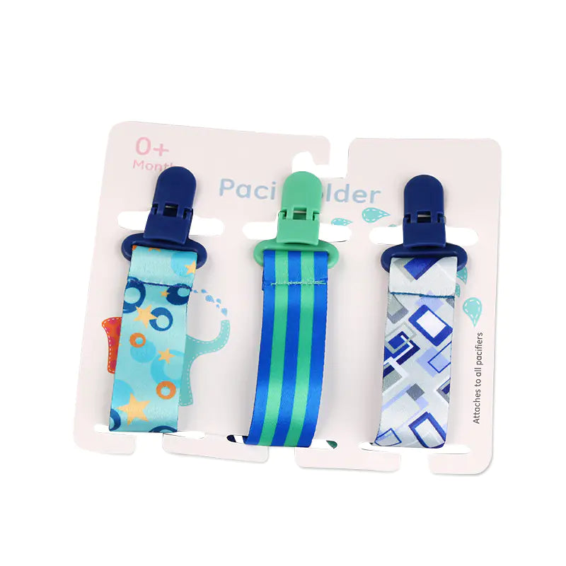 Cartoon Pattern Baby Pacifier Teether Pack of Three Pi-Mart