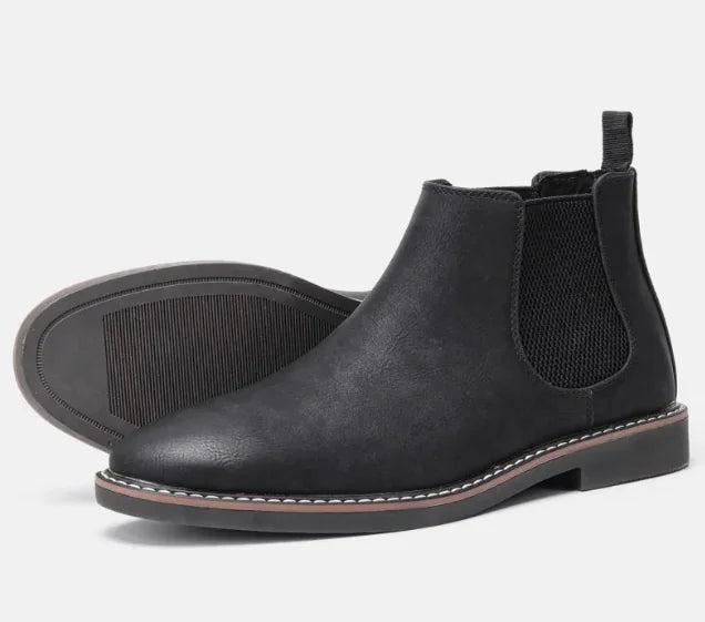 Retro Men's Cowhide Boots Pi-Mart