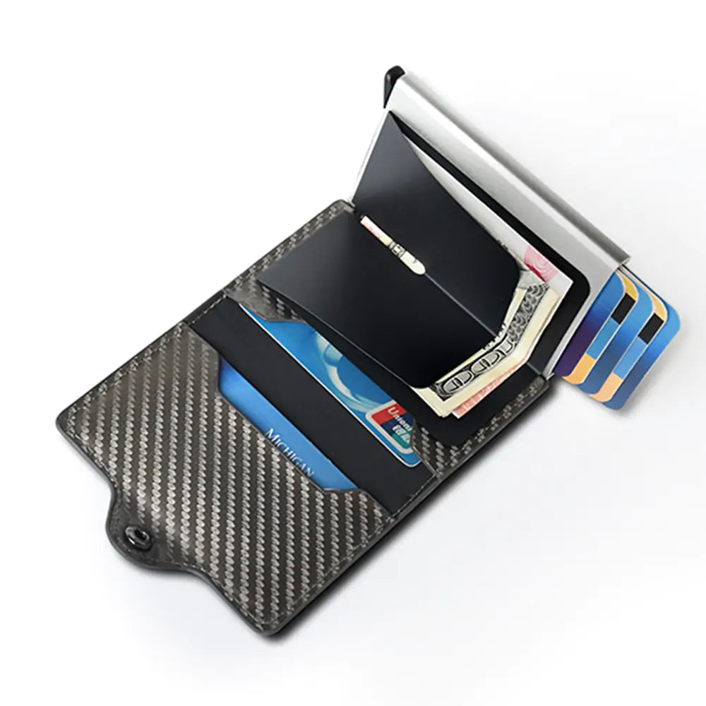 Airtag Money Bag Leather Pi-Mart