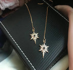 Gold-Plated Zircon Devil Eye and Star Cross Necklaces Lootquake LLC