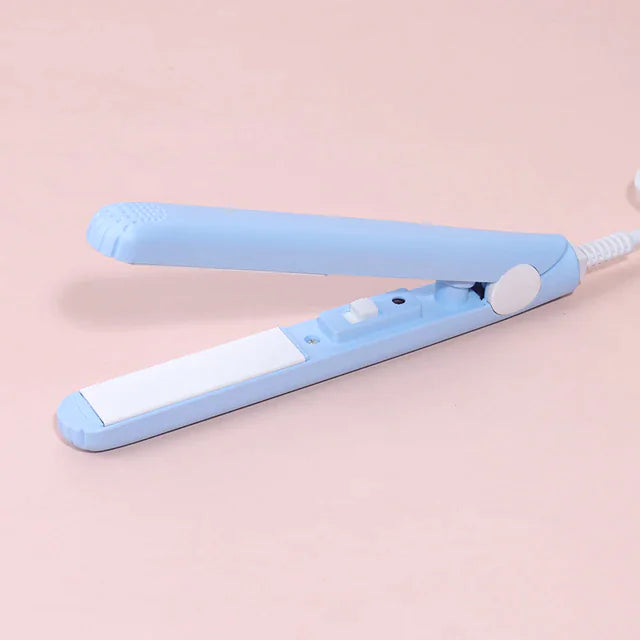 Mini Portable Hair Iron Hair Straightener Curler Professional Hair Irons Ceramic Pi-Mart