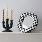 Black & White Checkerboard Vanity Mirror Pi-Mart