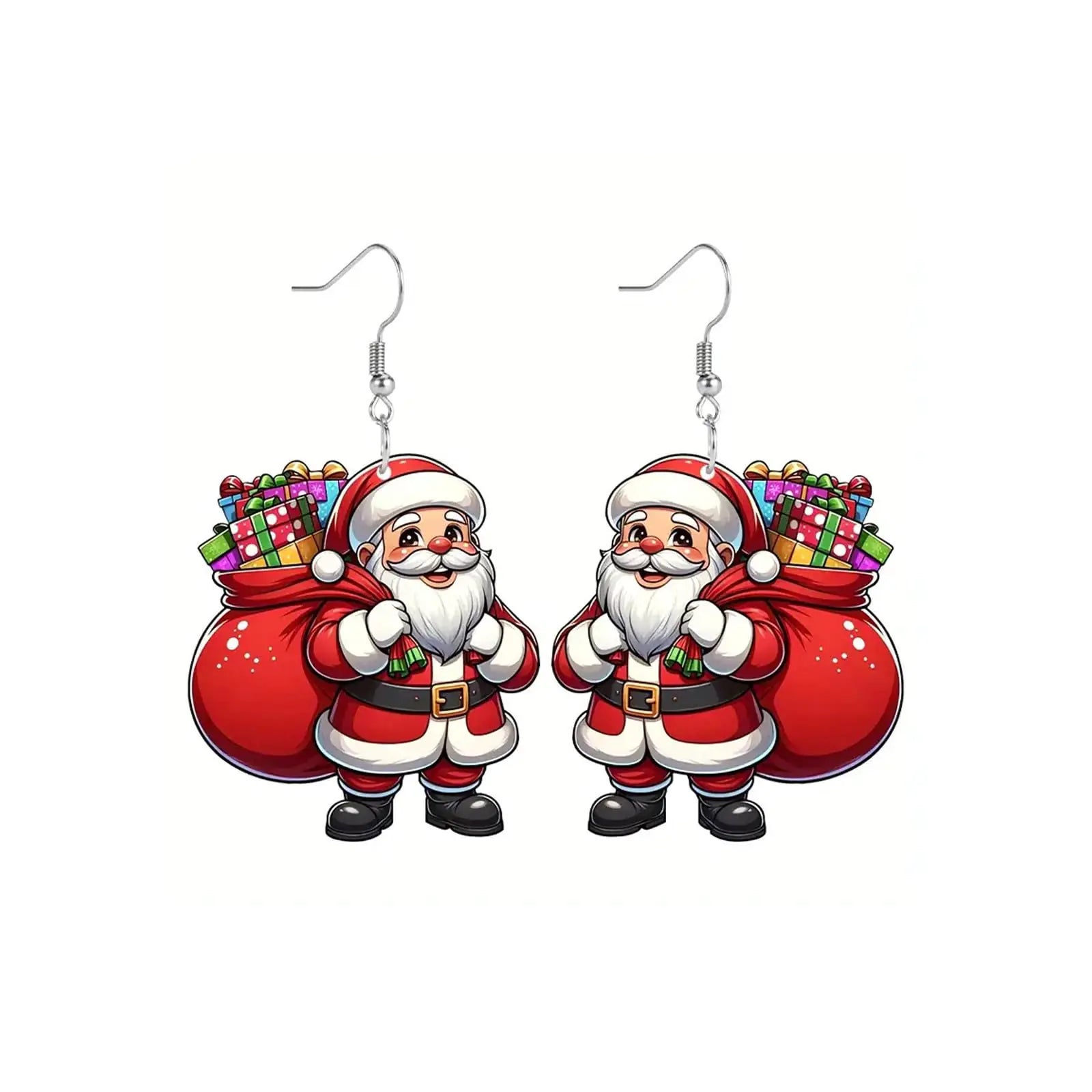 Christmas Earrings for Women Christmas Snowman Earrings Purple Santa Earrings Purple Earrings for Women Trendy Snowman Earrings Xmas Earrings Holiday Earrings Christmas Jewelry Gift for Women